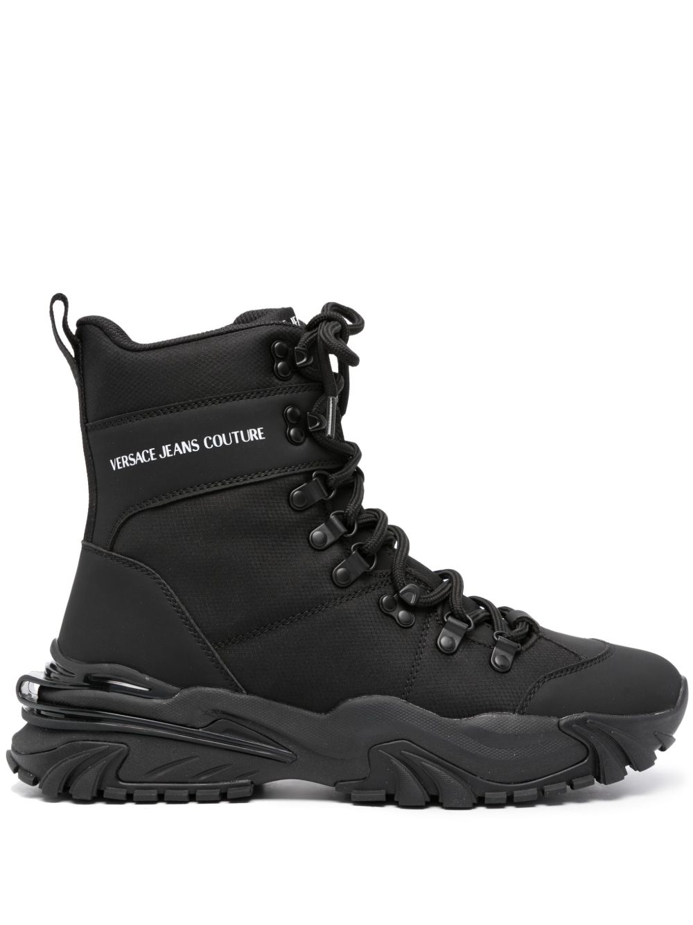 Versace Jeans Couture Trail Trek 厚底靴 - 黑色
