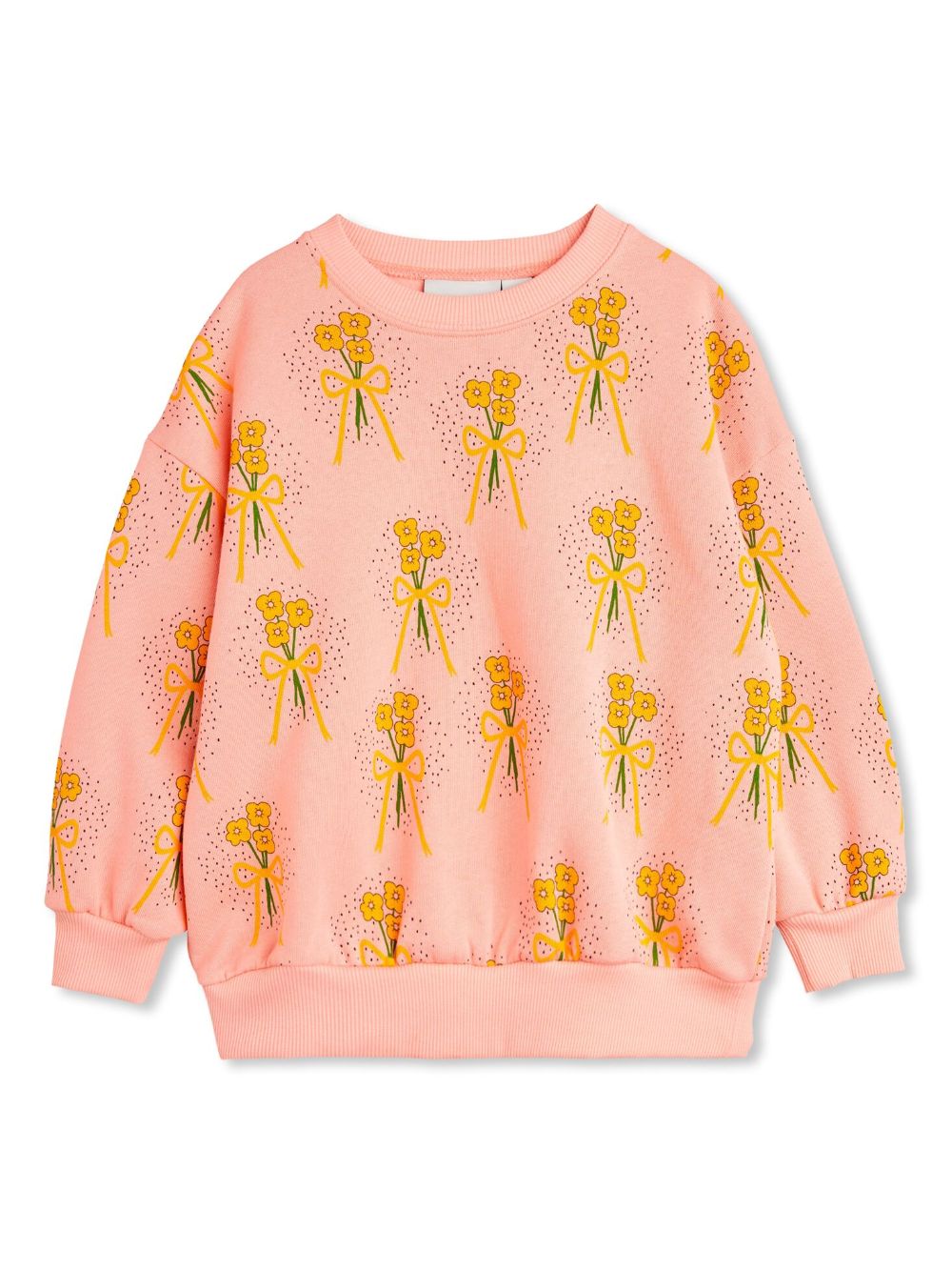 Mini Rodini Winter Flowers卫衣 - 粉色