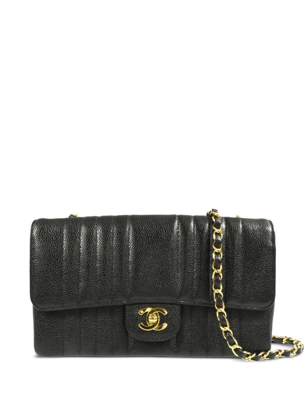 CHANEL Pre-Owned Classic Flap 单肩包（1992年典藏款） - 黑色