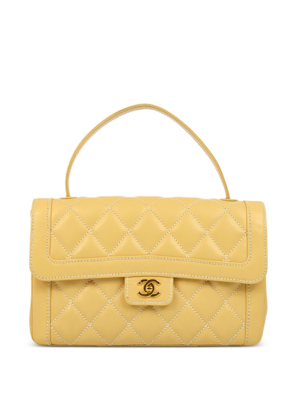 CHANEL Pre-Owned Wild Stitch 手提包（2006年典藏款） - 黄色