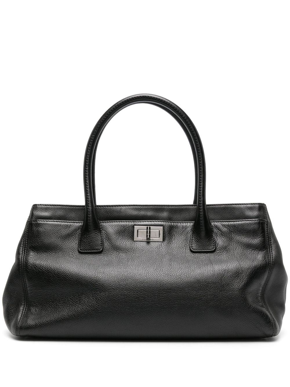 CHANEL Pre-Owned Reissue Cerf Executive 手提包（2005-2006年典藏款） - 黑色