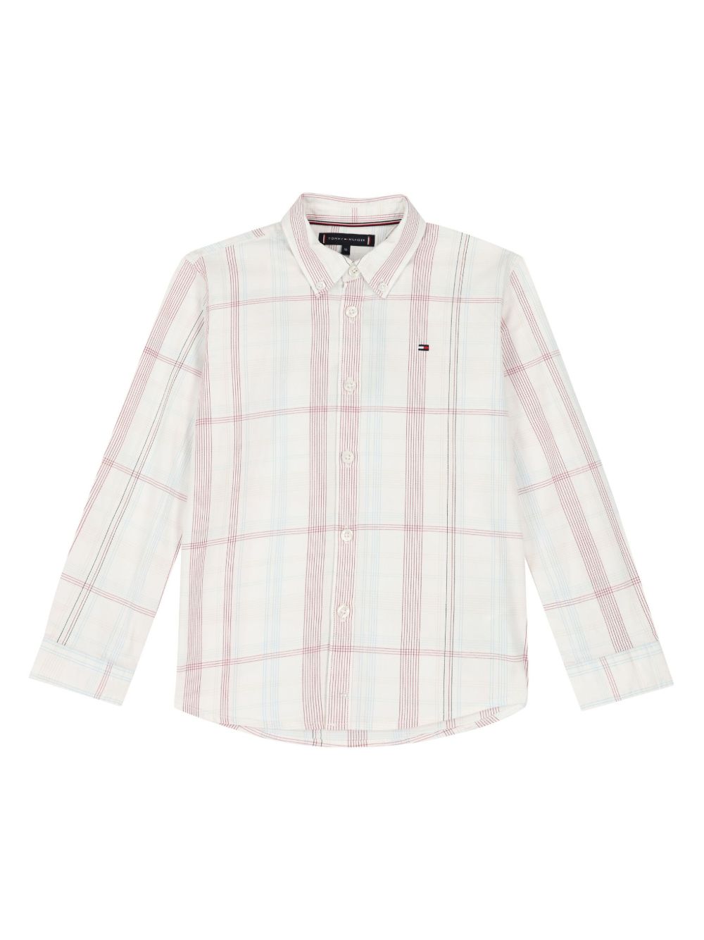Tommy Hilfiger Junior logo衬衫 - 白色