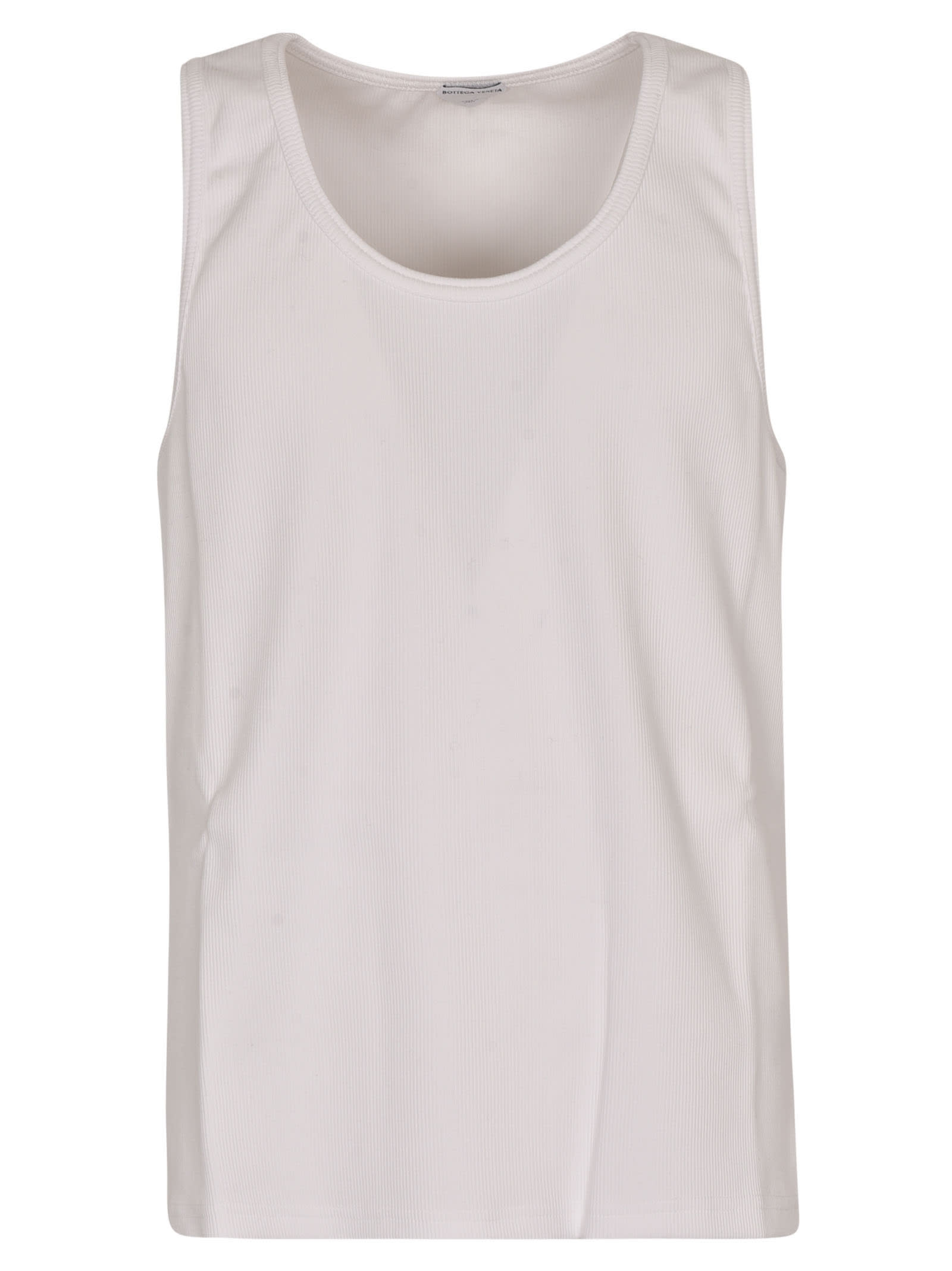 Bottega Veneta Classic Tank Top In Ribbed Stretch Cotton