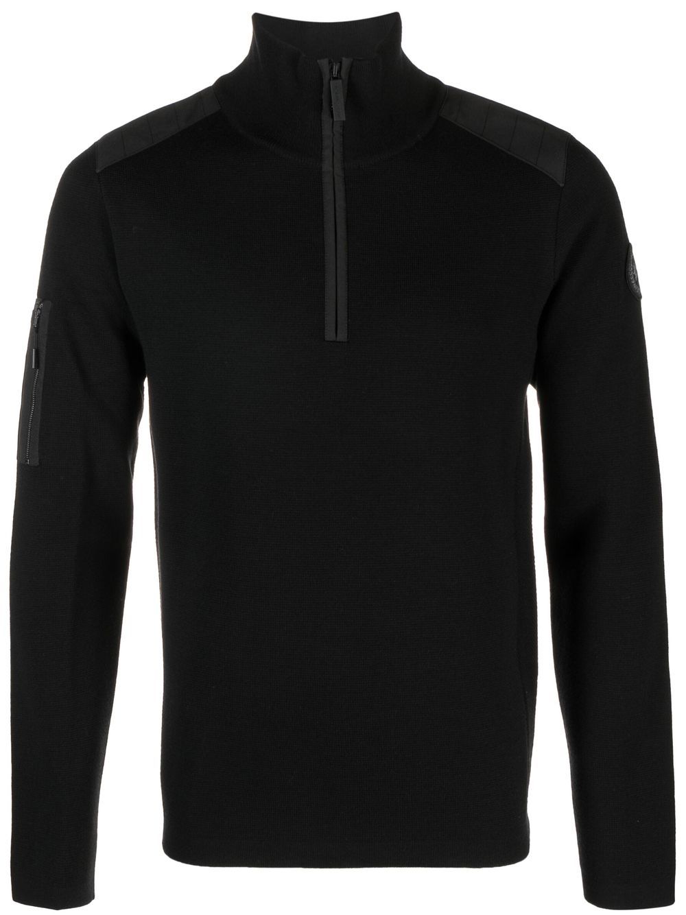 Canada Goose Stormont 14 Zip 毛衣 - 黑色