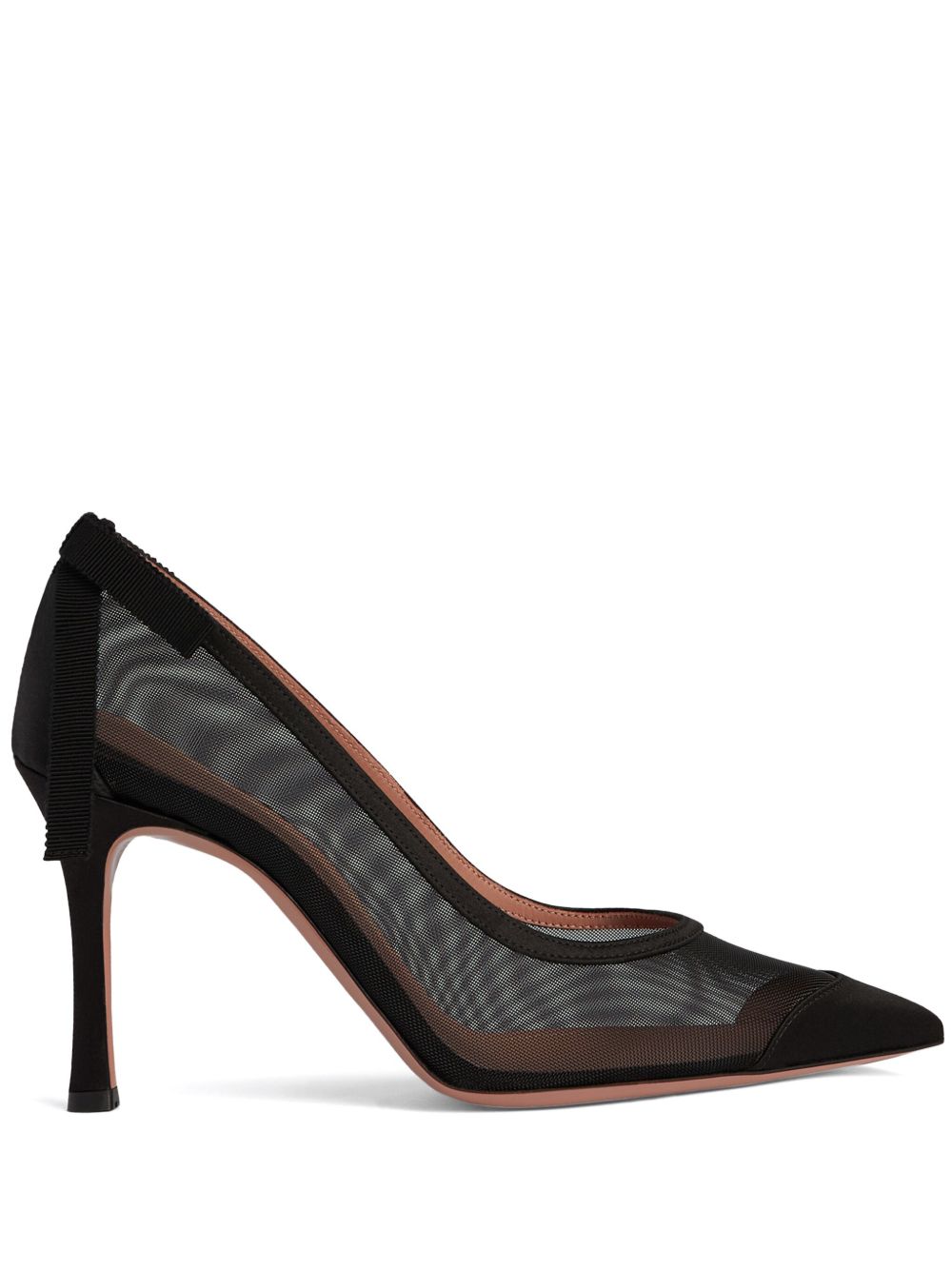Malone Souliers Liberty 网纱高跟鞋 - 黑色