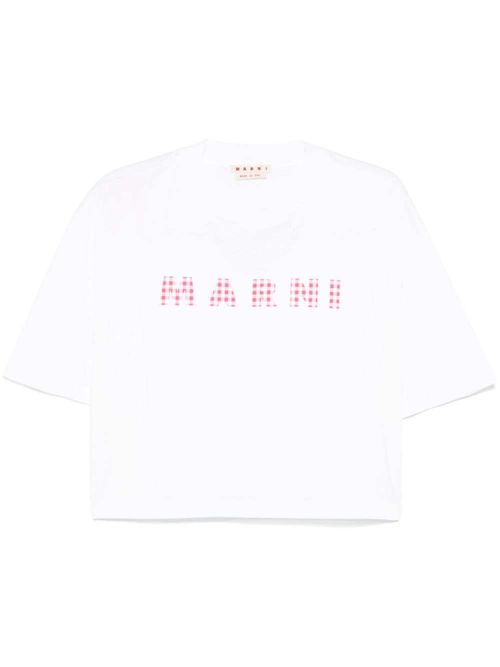 Marni logo印花T恤 - 白色