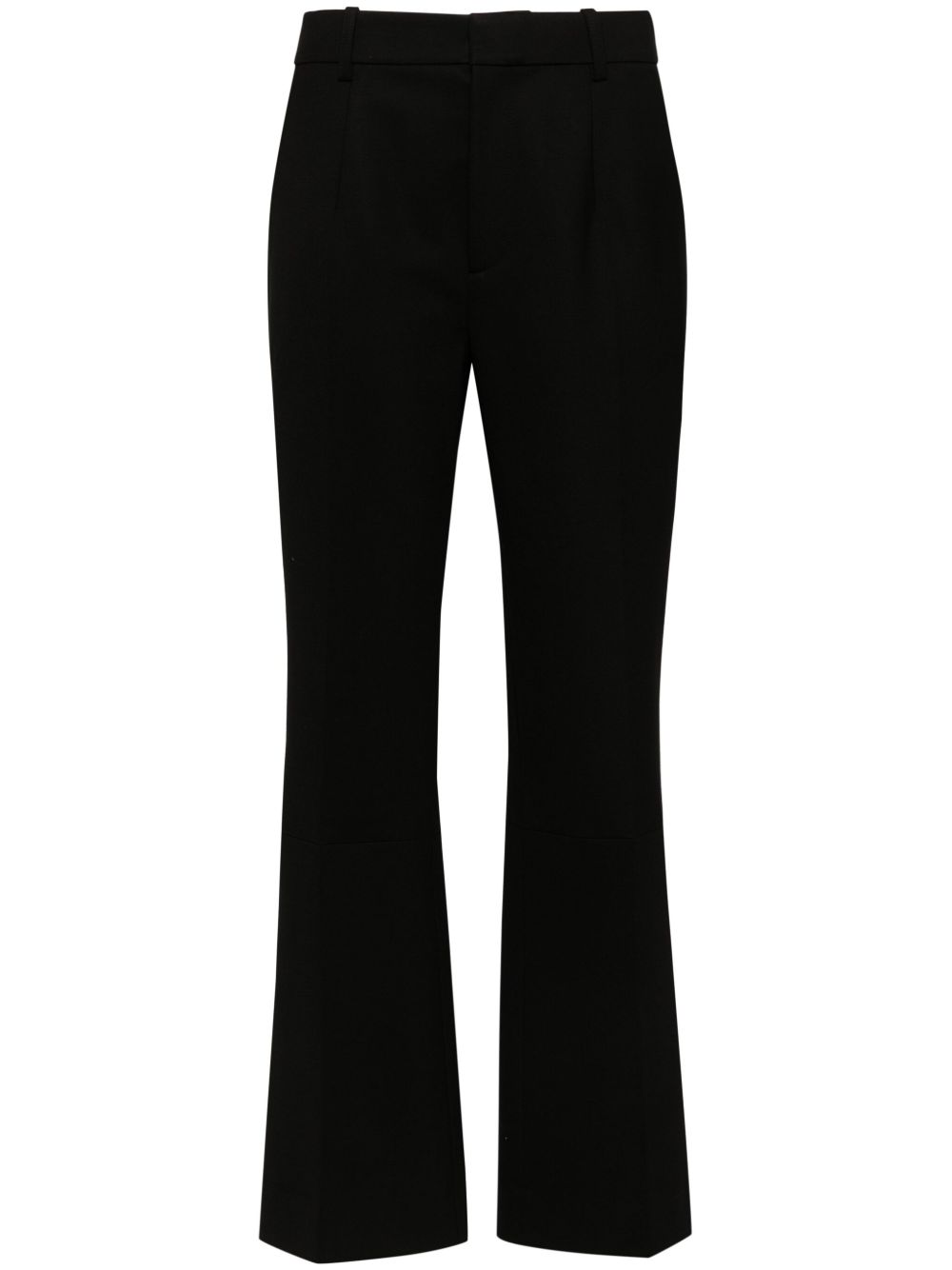 Victoria Beckham Classic Ponte 喇叭裤 - 黑色