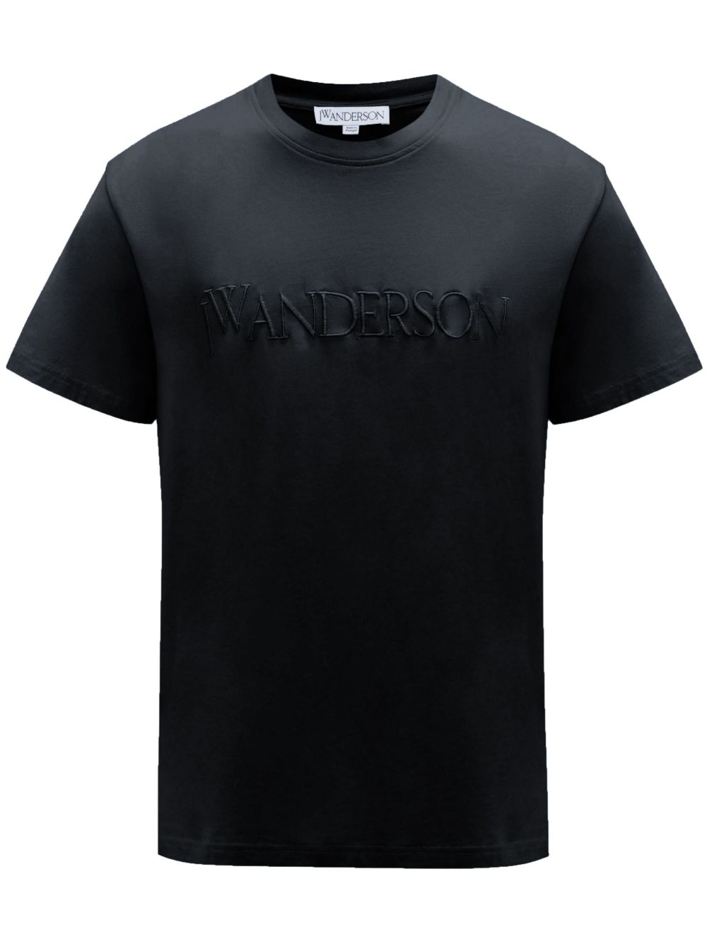 JW Anderson 刺绣logo棉T恤 - 黑色