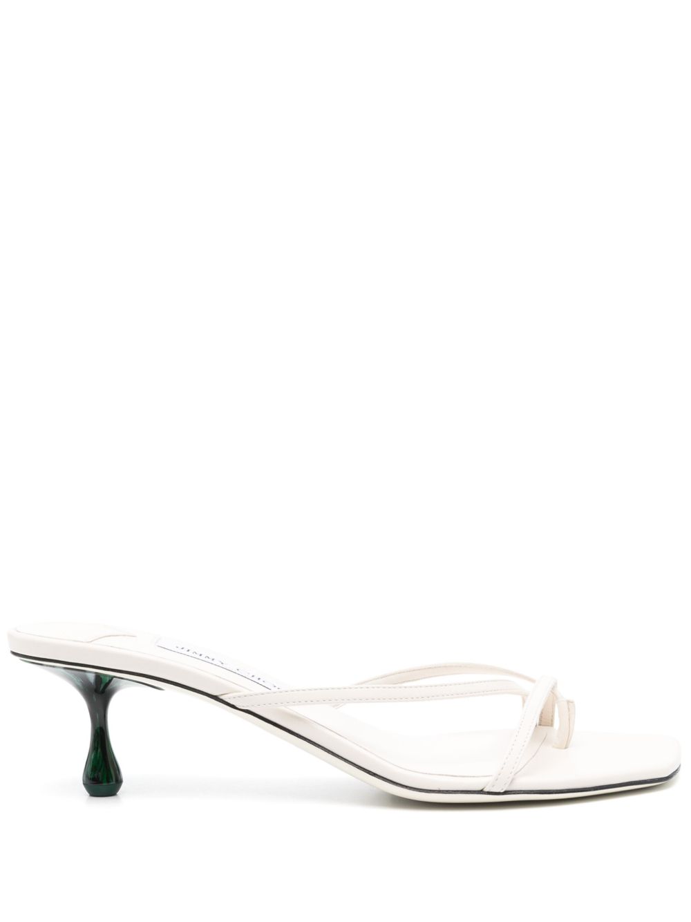 Jimmy Choo Pre-Owned Etana 低跟穆勒鞋（5厘米，典藏款） - 白色