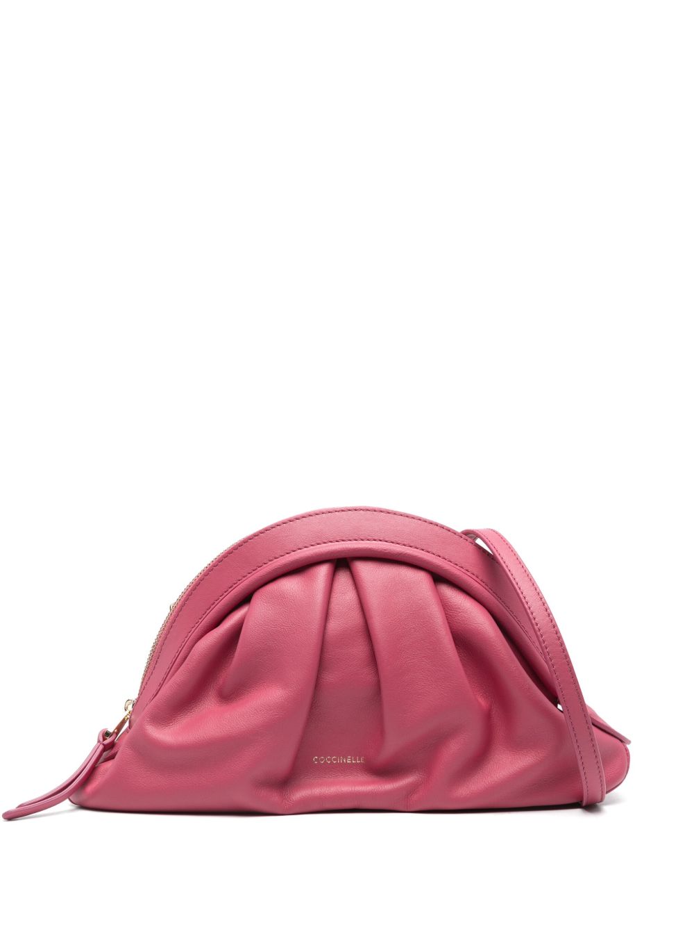 Coccinelle Cheek 皮质中号手拿包 - 粉色