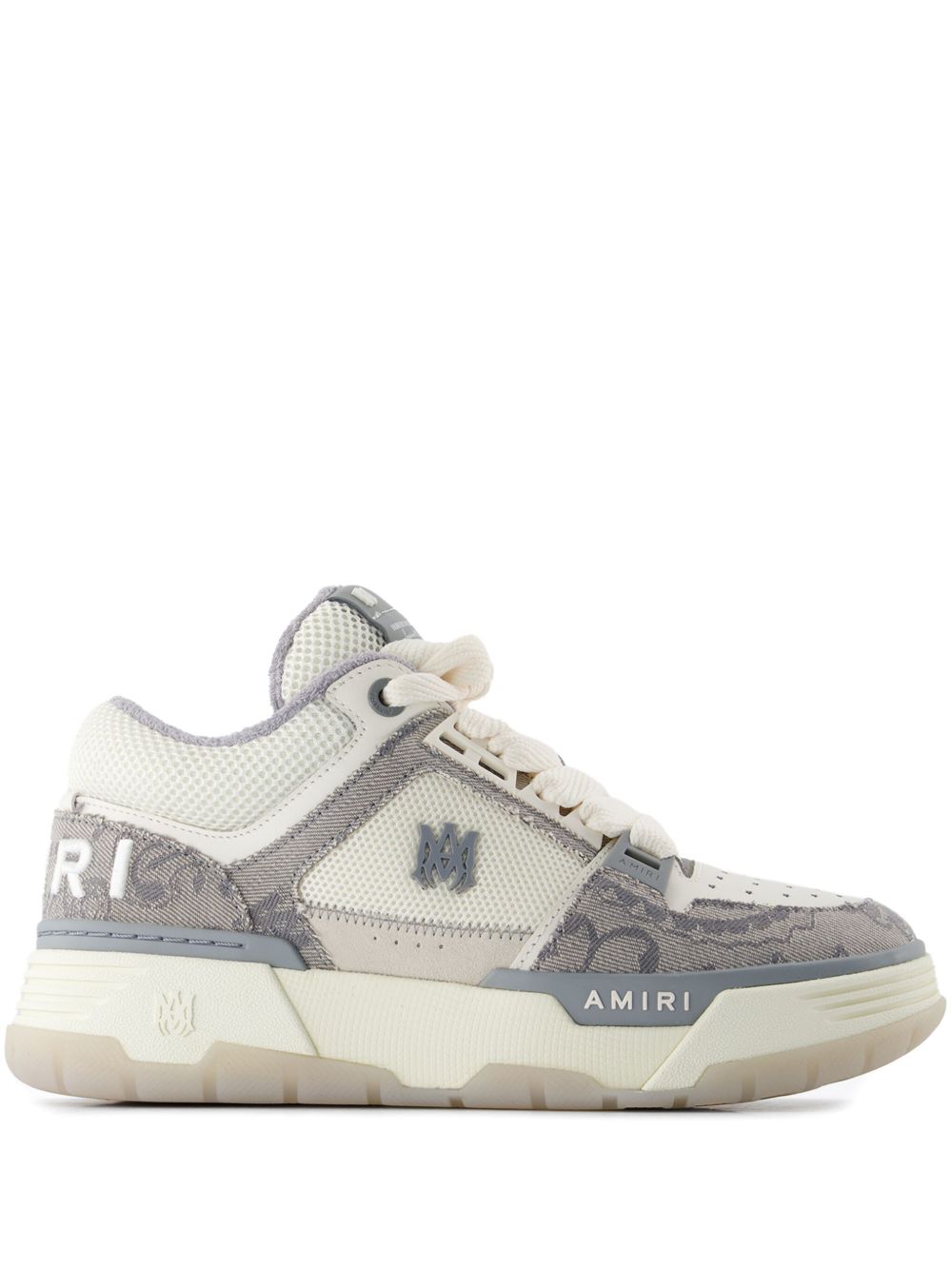 AMIRI Bandana Denim 运动鞋 - 灰色