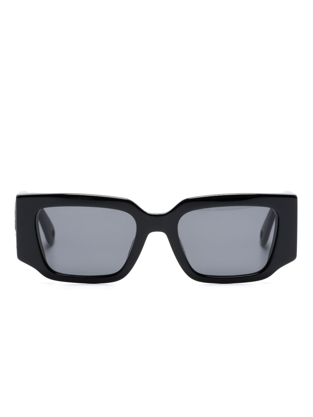 Lanvin x Future Eagle 长方形框太阳眼镜 - 黑色