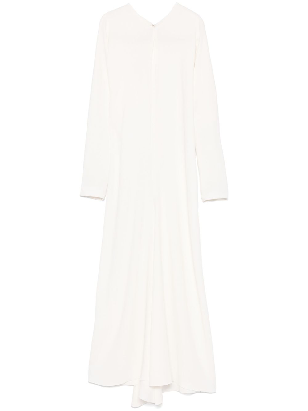 Victoria Beckham 细罗纹绉纱连衣裙 - 中性色