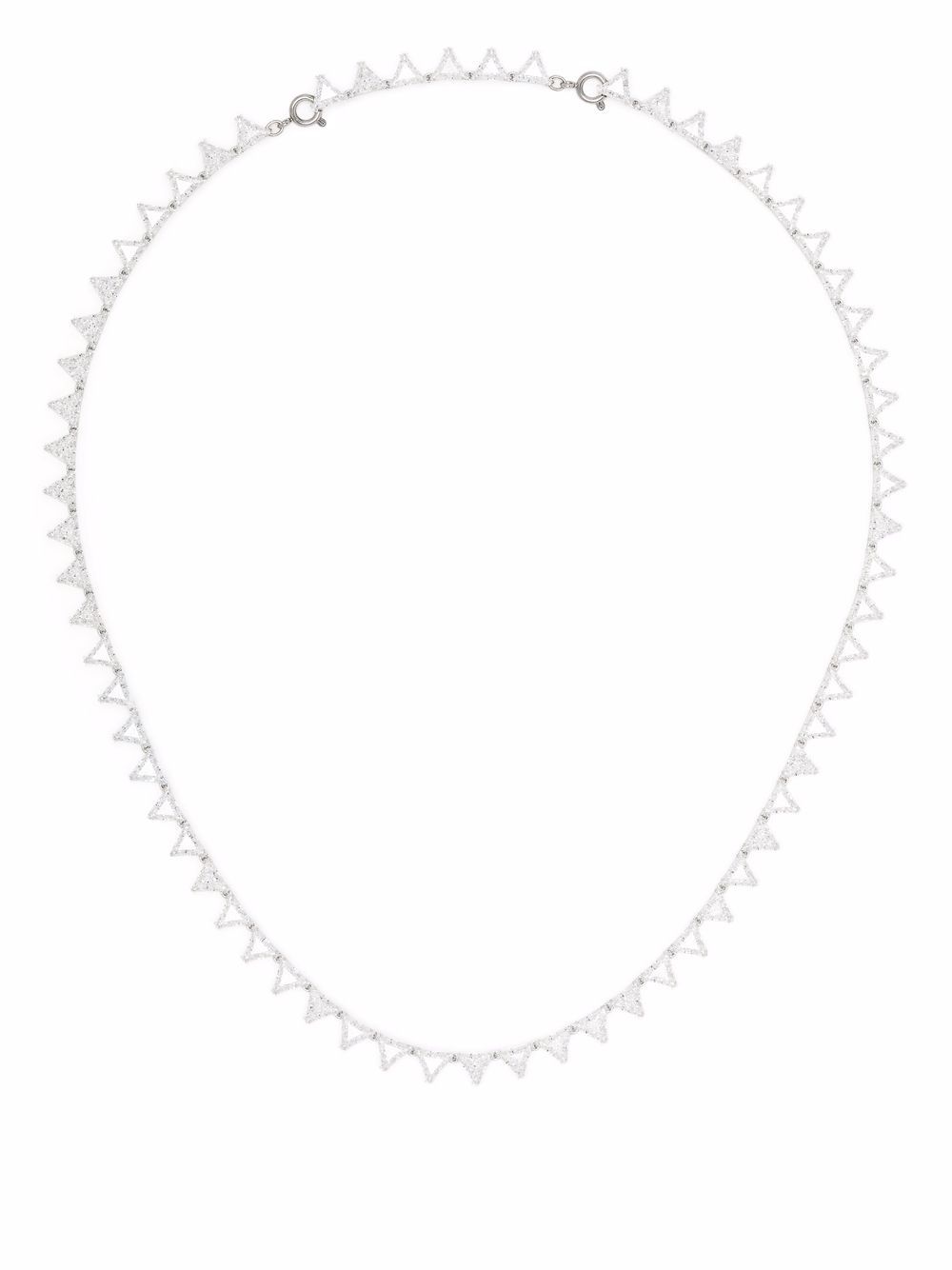 Swarovski Matrix 项链 - 灰色