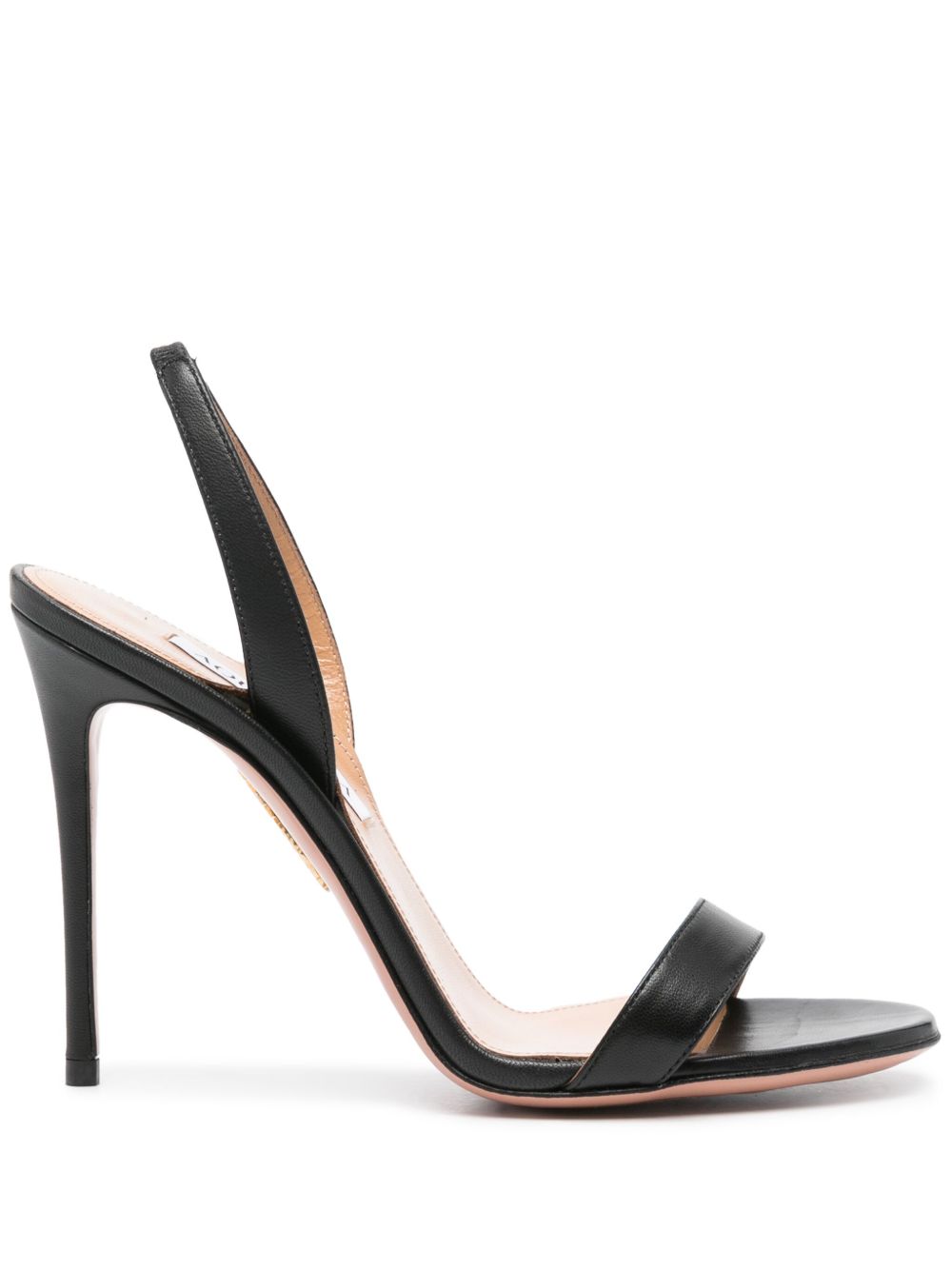 Aquazzura So Nude 高跟凉鞋 - 黑色