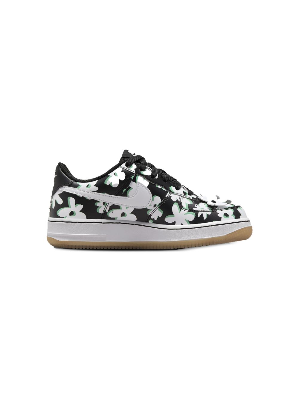 Nike Kids Air Force 1 LV8 1 Floral 运动鞋 - 黑色