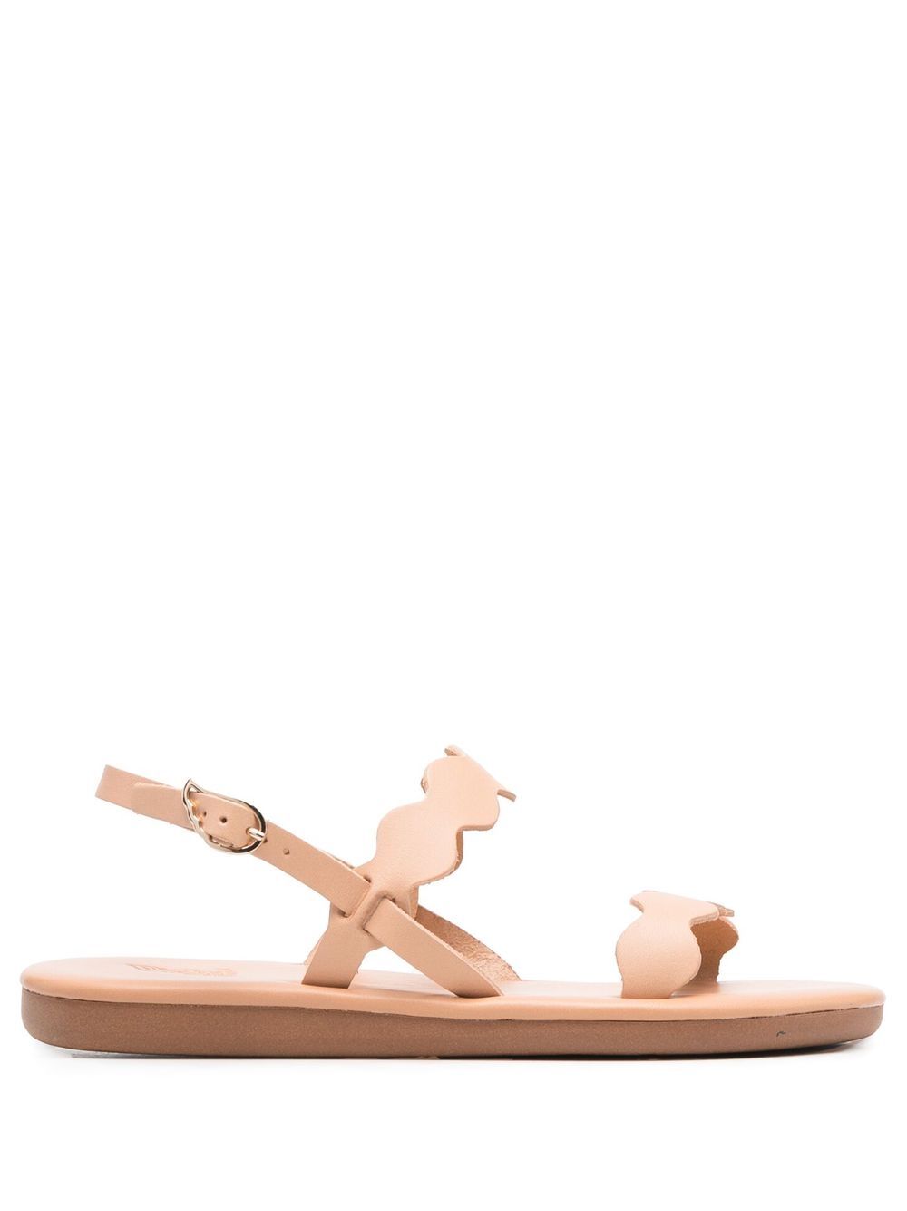 Ancient Greek Sandals 扇贝形皮质凉鞋 - 中性色