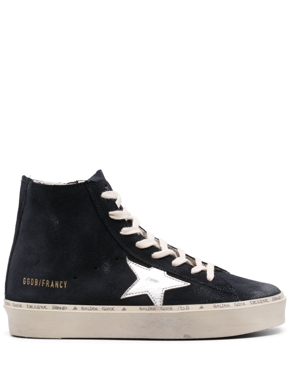 Golden Goose Francy Penstar 皮质运动鞋 - 蓝色