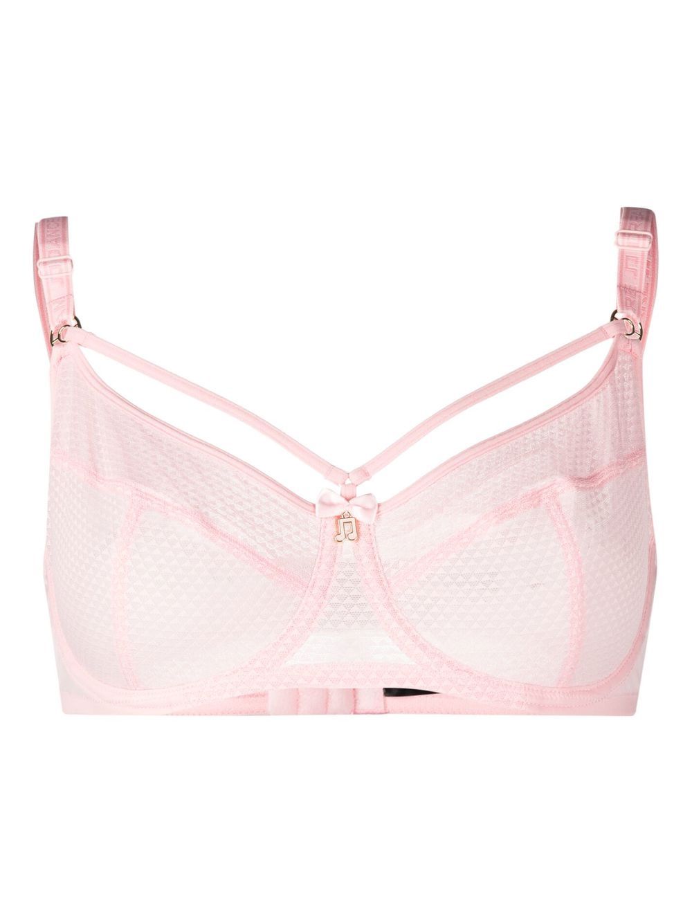 Marlies Dekkers Space Odyssey 图案提花文胸 - 粉色