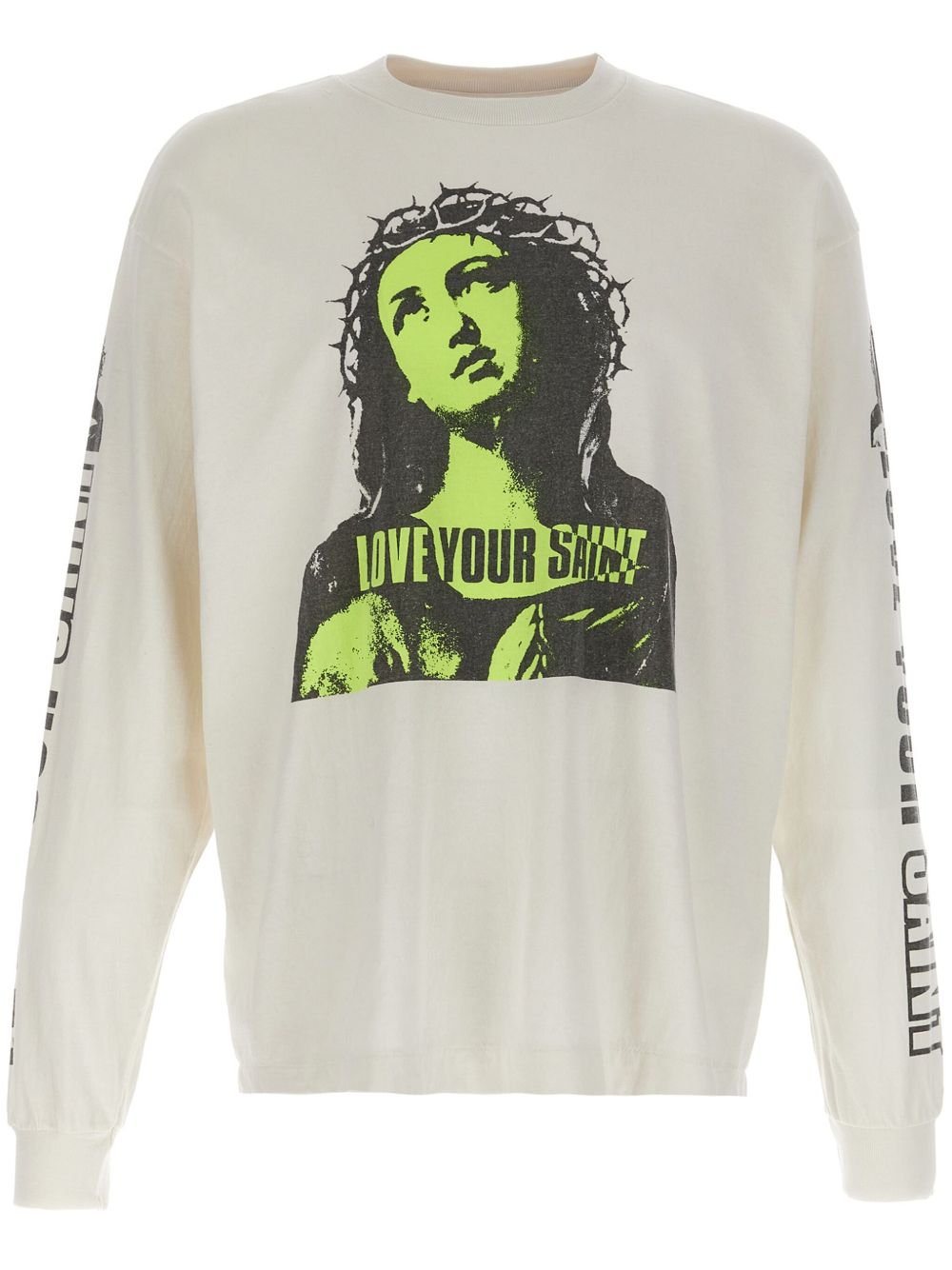 SAINT MXXXXXX Love Ur Saint T恤 - 白色