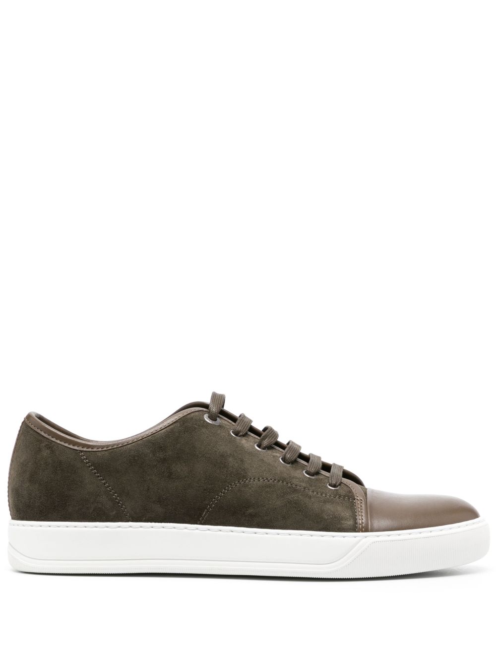 Lanvin DBB1 绒面皮运动鞋 - 绿色