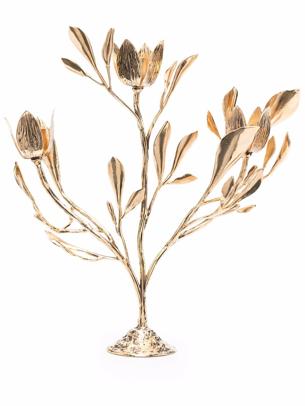 Goossens Foliage 烛台 - 金色