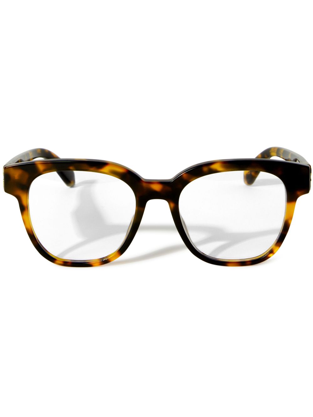 Off-White Eyewear 箭头图案眼镜 - 褐色
