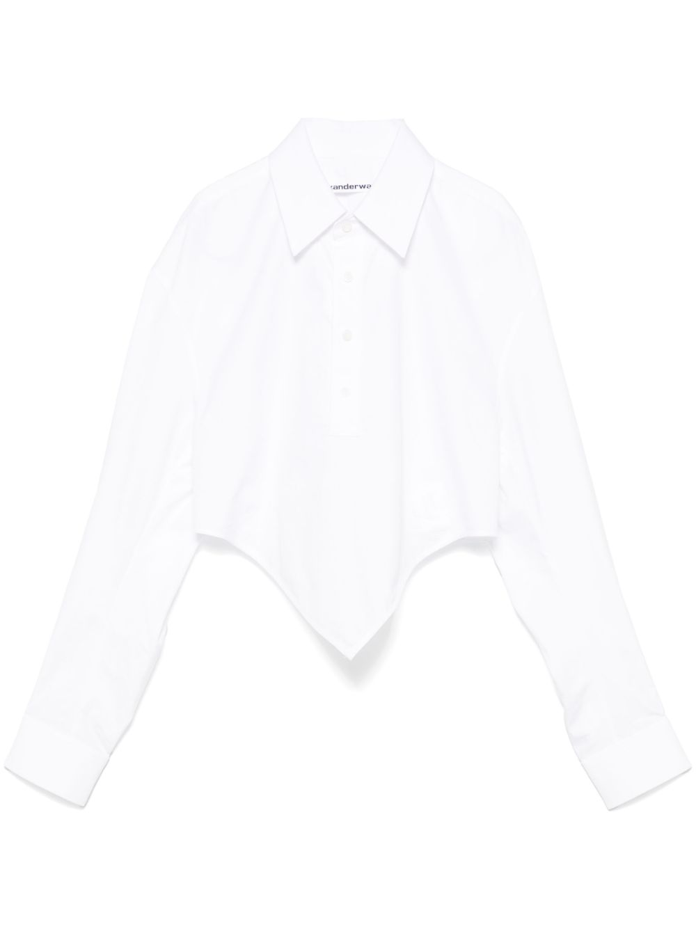Alexander Wang 经典短款衬衫 - 白色