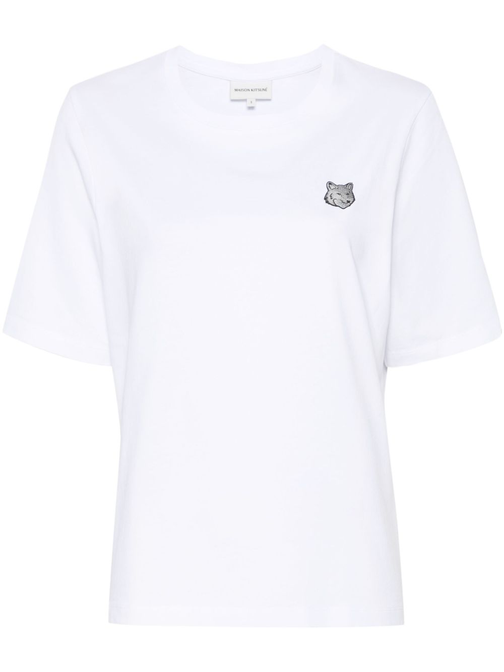 Maison Kitsuné Fox 贴花T恤 - 白色