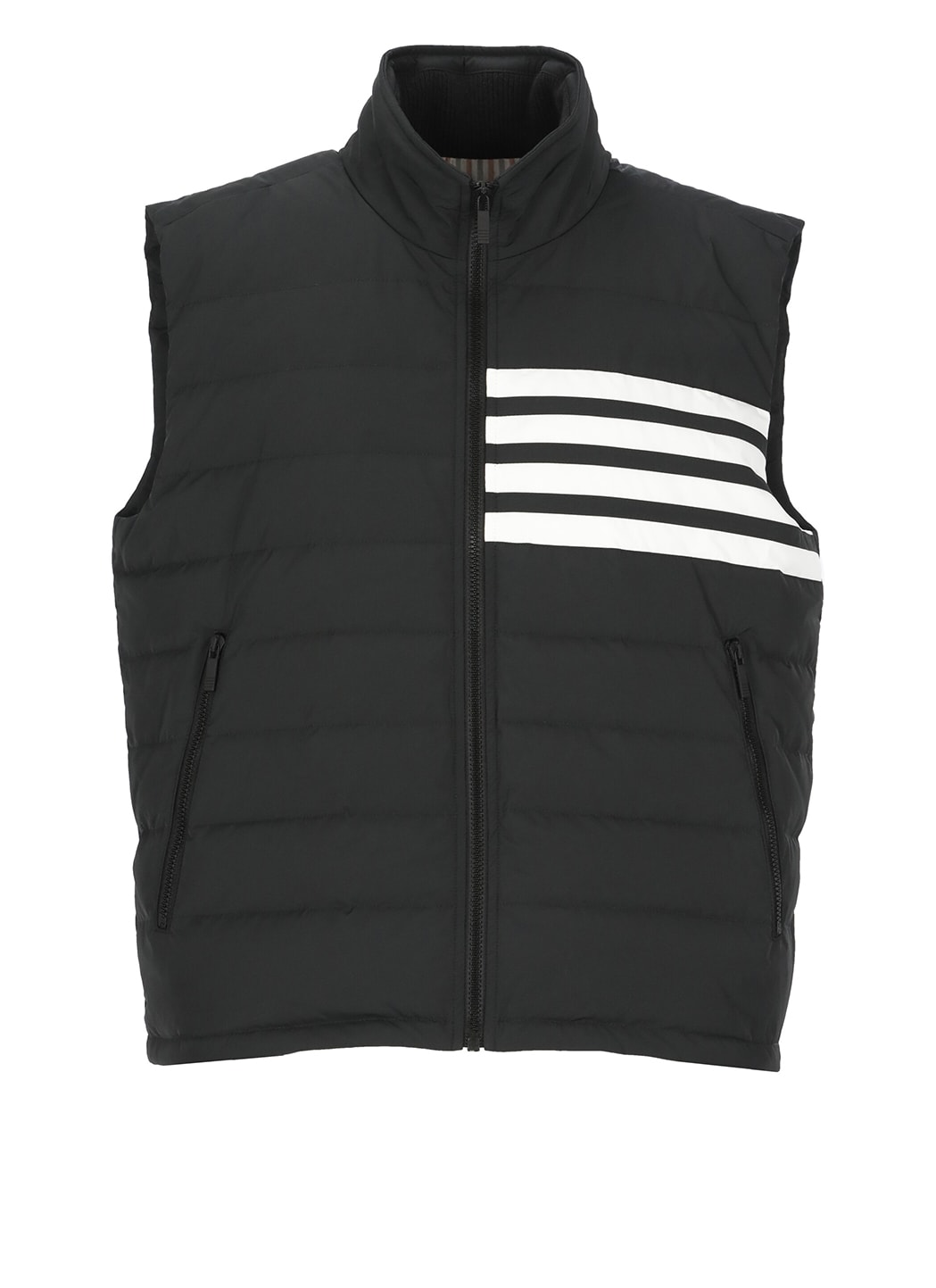 Thom Browne Black Polyester Vest