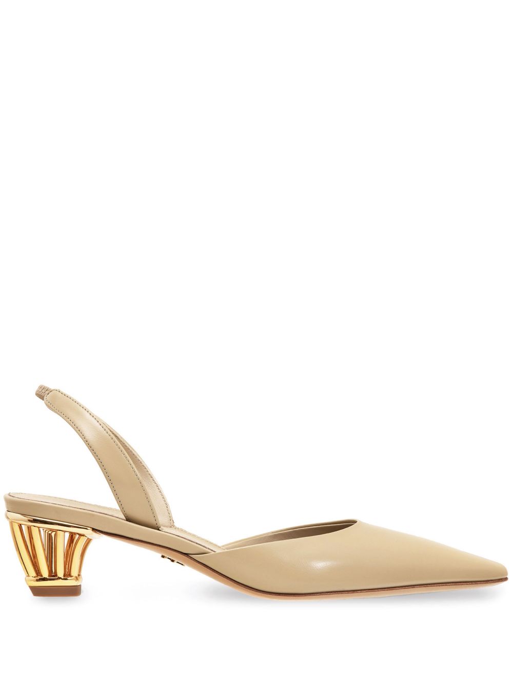 Ferragamo Alyssa 笼形跟裹踝低跟鞋 - 中性色