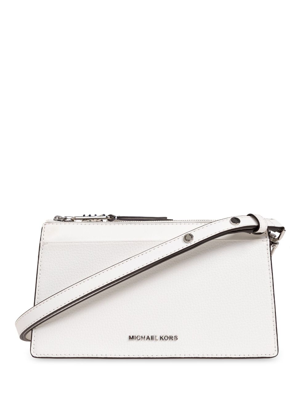 Michael Kors Empire 皮质单肩包 - 白色