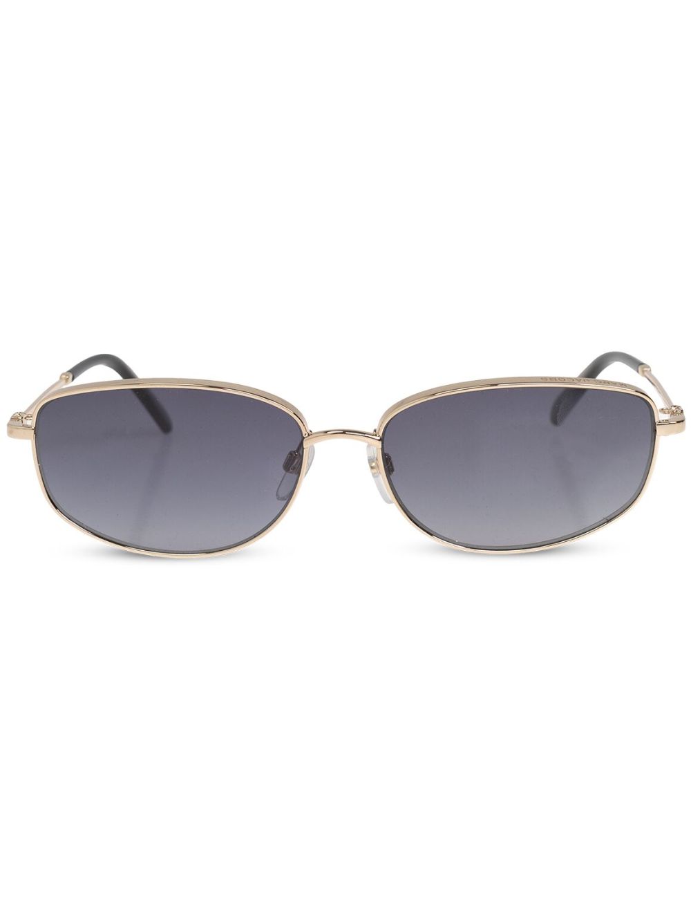 Marc Jacobs Eyewear 椭圆形框太阳眼镜 - 金色