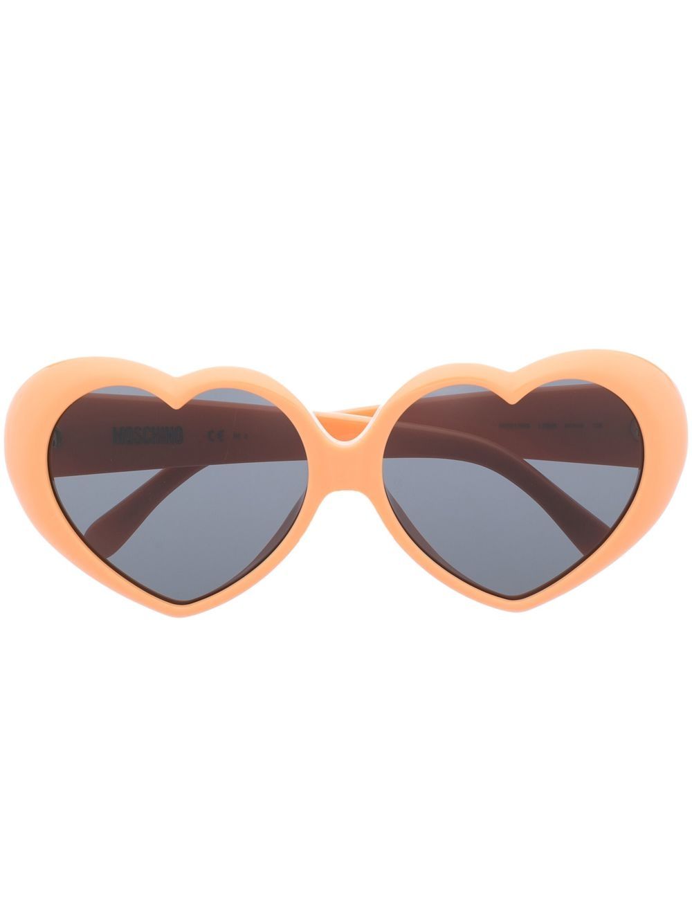 Moschino Eyewear 莫斯奇诺 爱心框太阳眼镜 - 橘色