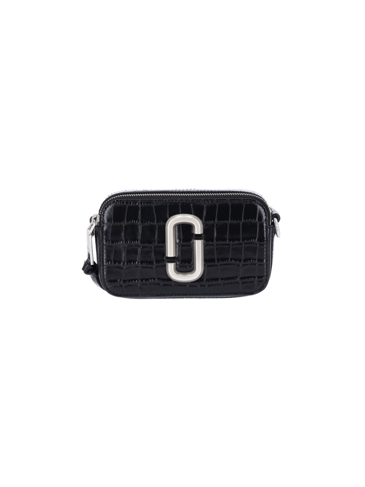 Marc Jacobs The Croc-embossed Shoulder Snapshot Bag