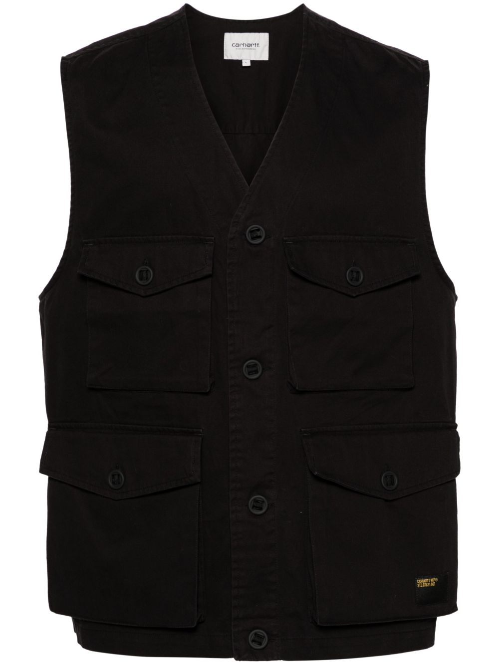 Carhartt WIP Unity 标贴棉马甲 - 黑色