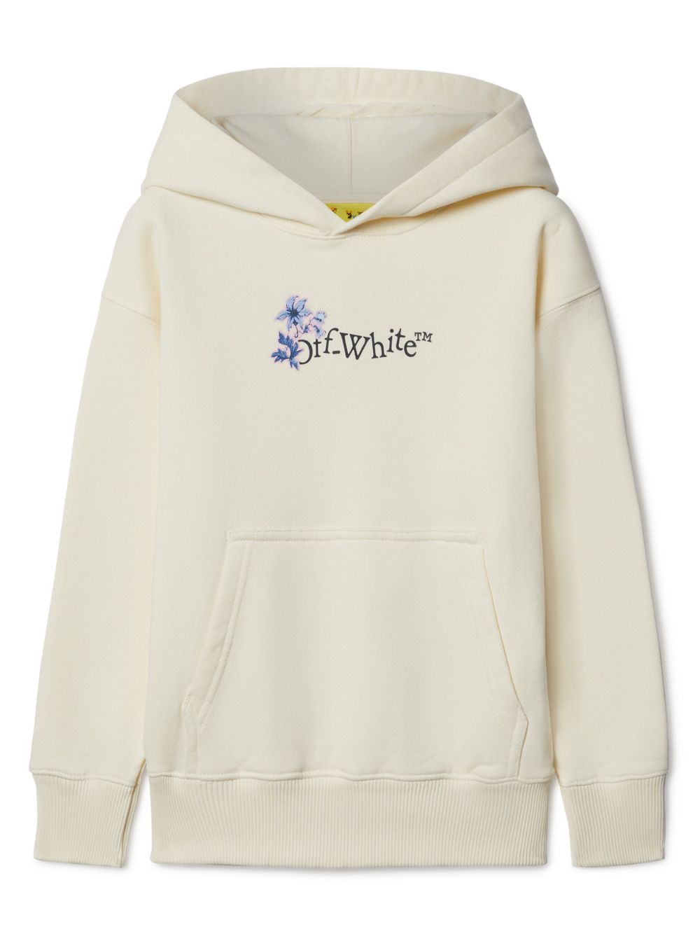 Off-White Kids Arrow Flowers 棉连帽衫 - 白色
