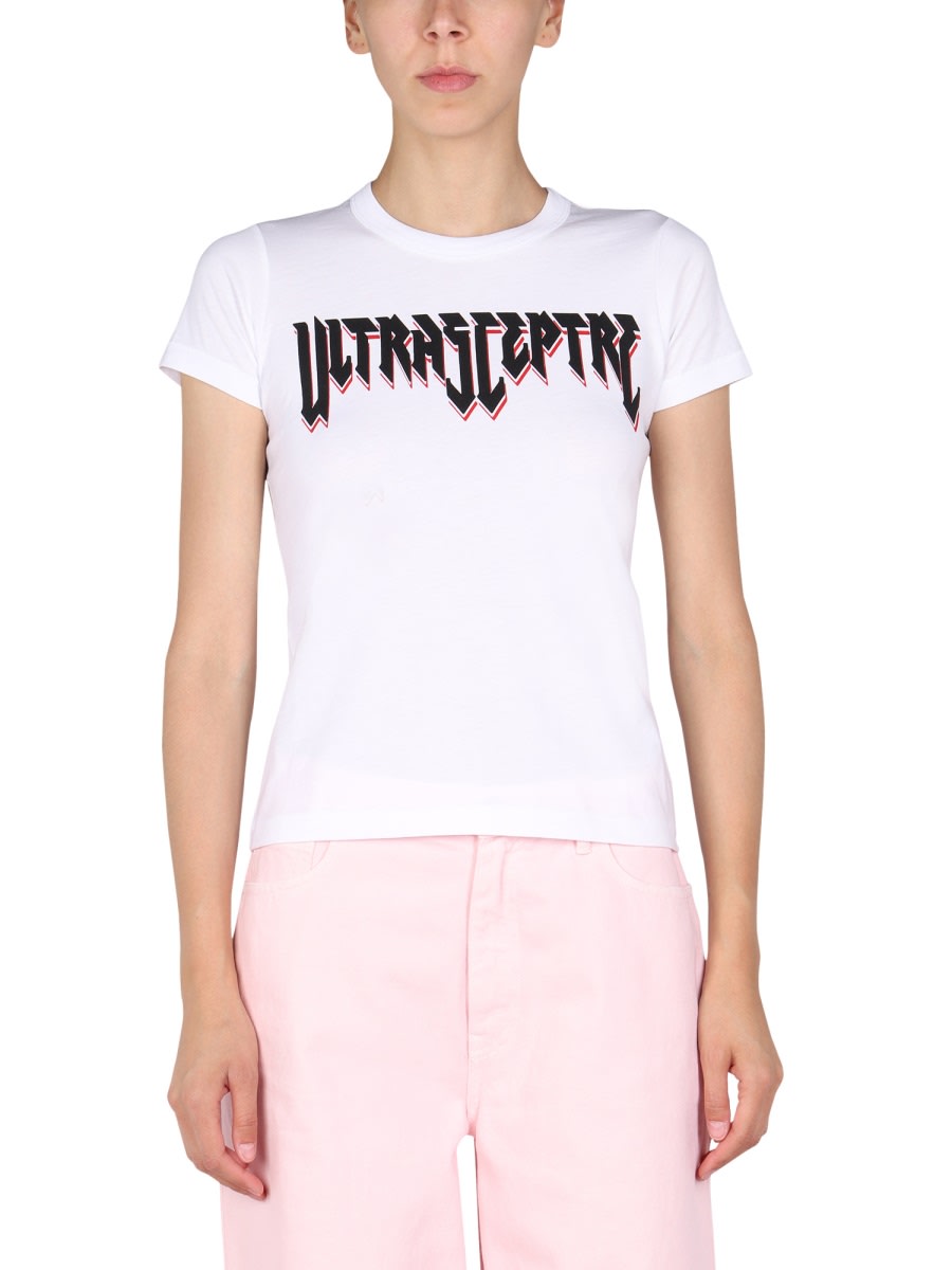Raf Simons Logo Print T-shirt