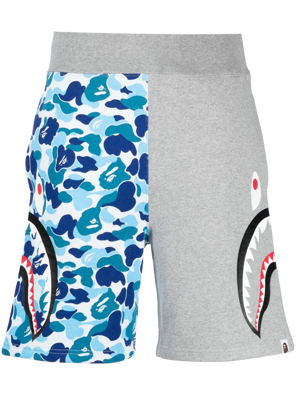 A BATHING APE® ABC Camo Side Shark 棉短裤 - 灰色