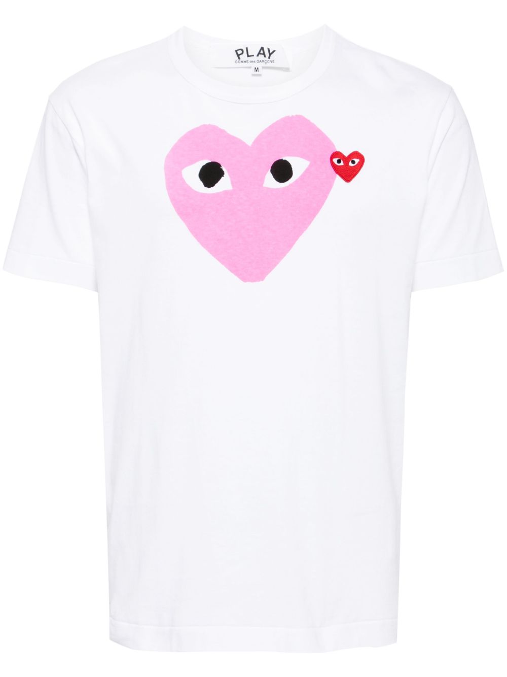 Comme Des Garçons Play 爱心印花T恤 - 白色