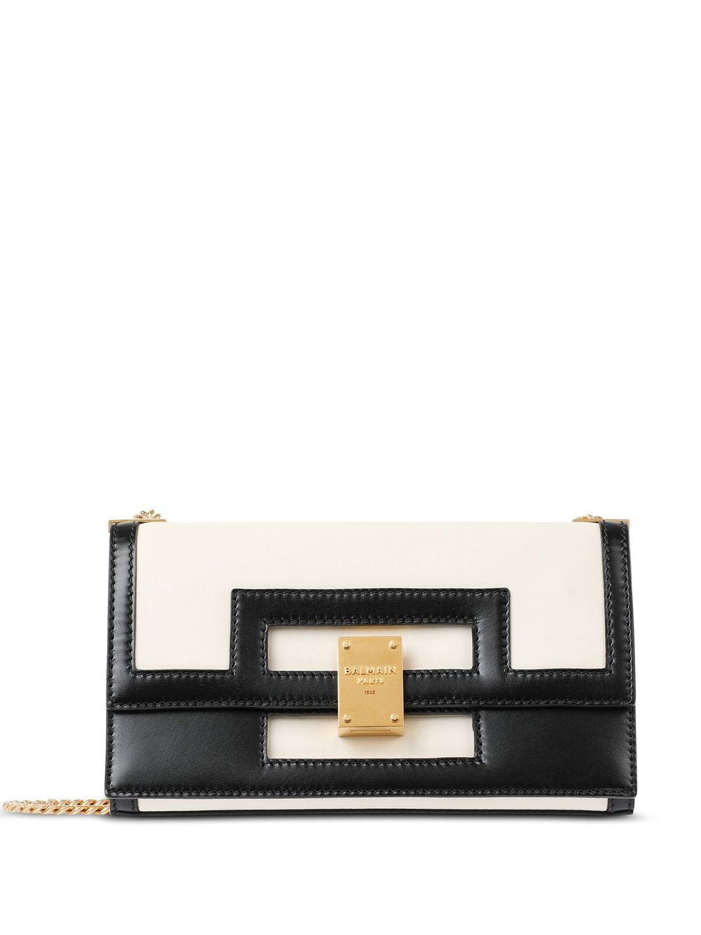 Balmain 1945 Heritage 中号单肩包 - 黑色