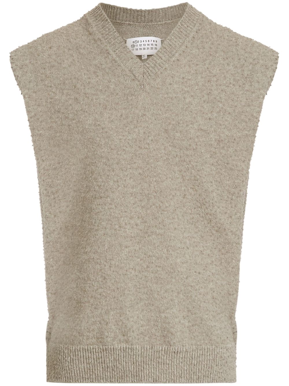 Maison Margiela 镂空细节背心 - 中性色