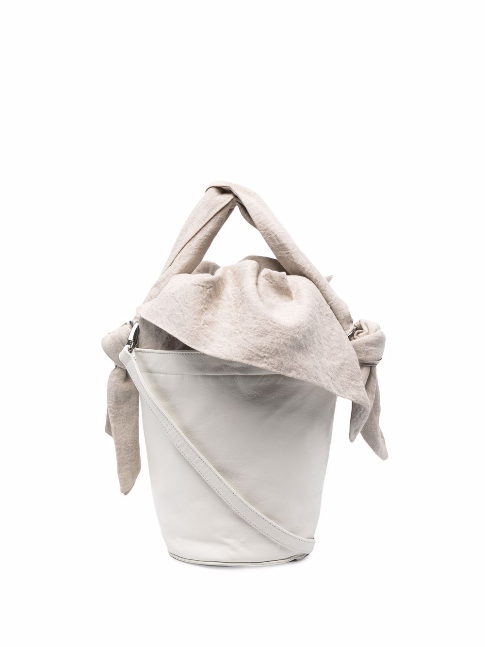 Discord Yohji Yamamoto 皮质水桶包 - 中性色