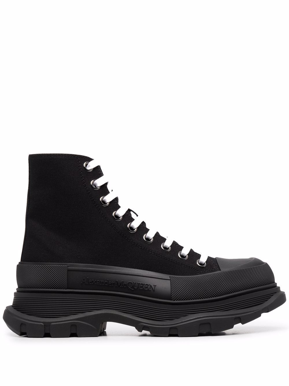 Alexander McQueen 亚历山大·麦昆 Tread Slick 高帮运动鞋 - 黑色