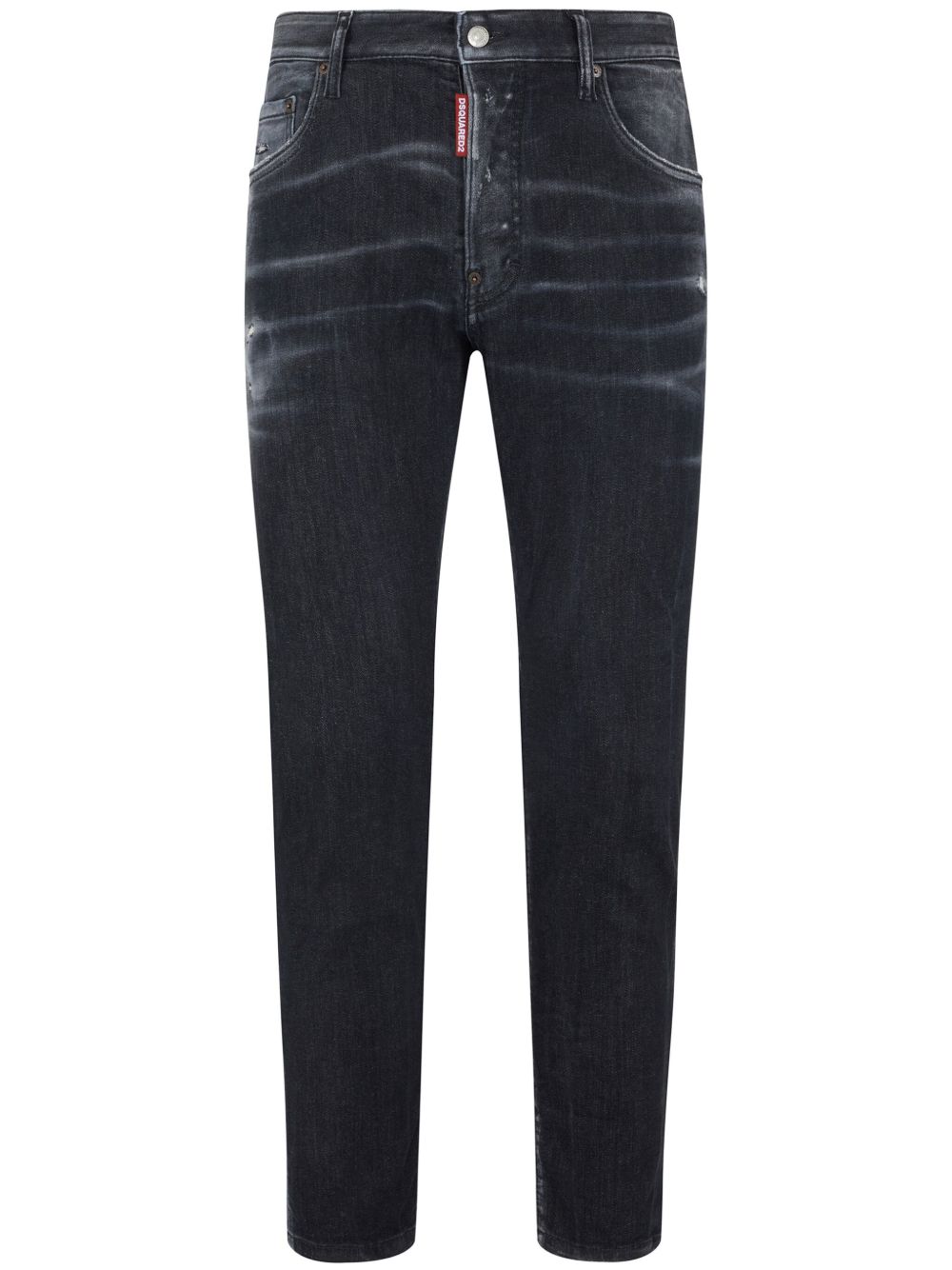 DSQUARED2 中腰修身牛仔裤 - 黑色