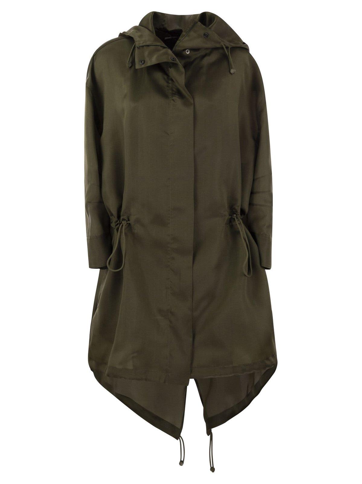 Max Mara Khaki Green Tambuto Parka