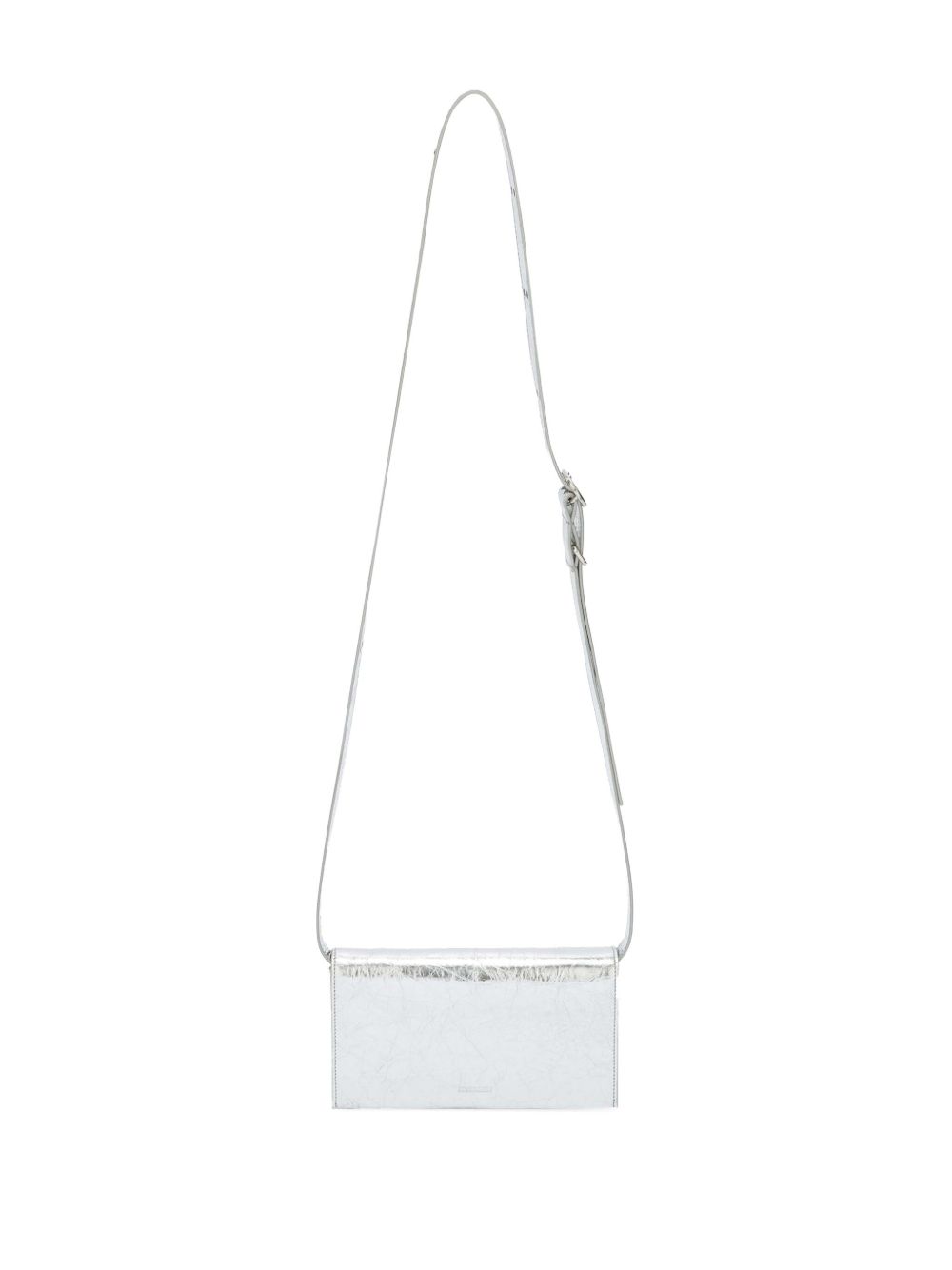 Jil Sander All-Day 皮质单肩包 - 灰色