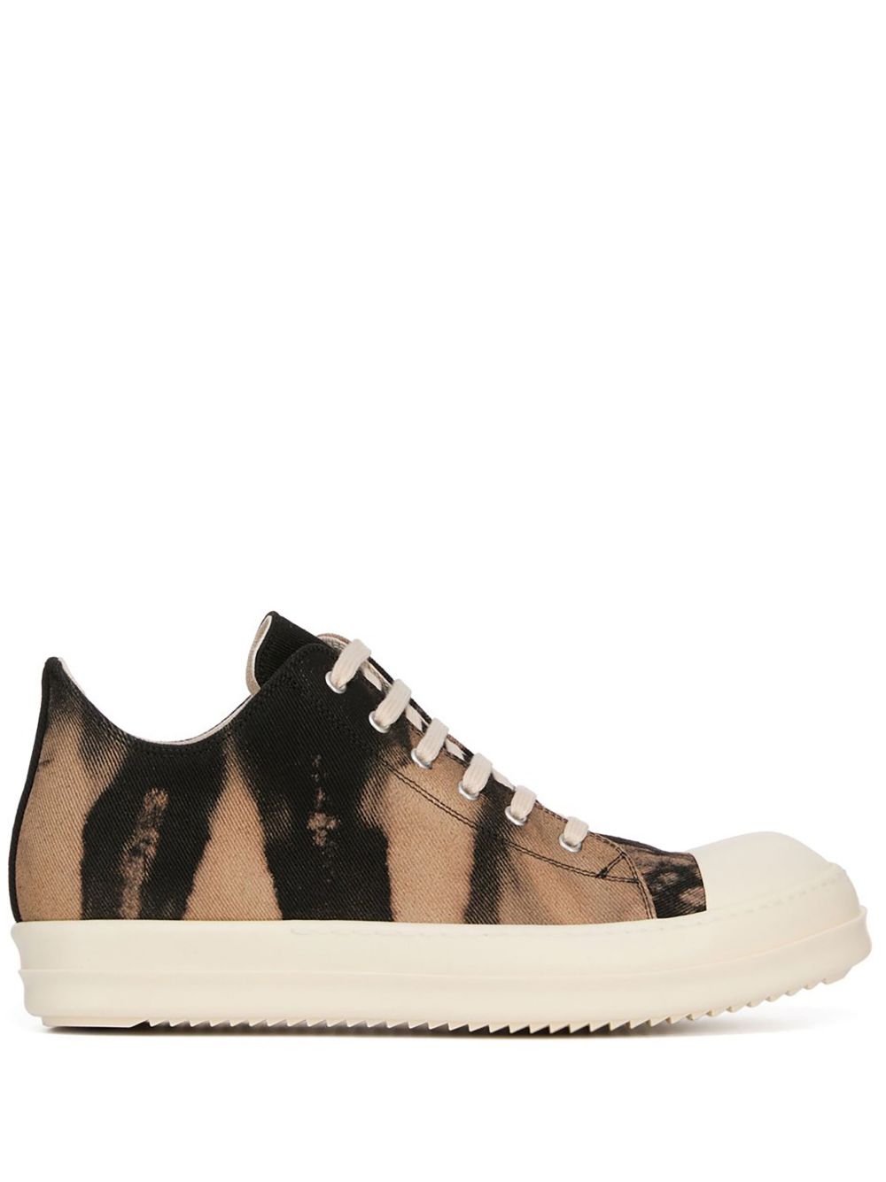 Rick Owens DRKSHDW 扎染运动鞋 - 黑色