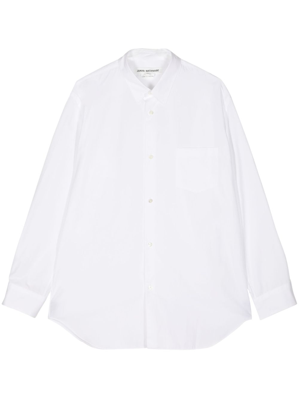 Junya Watanabe 长袖棉衬衫 - 白色