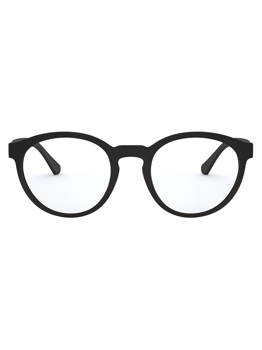 Emporio Armani 圆框眼镜 - 黑色